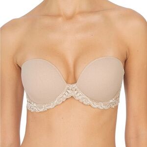 Feathers Strapless Bra Cafe